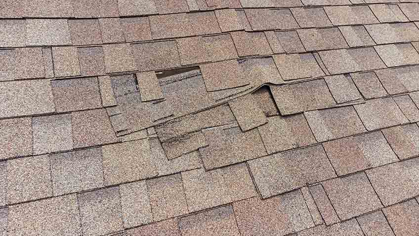 Roof undergoing maintenance repairs Roof undergoing maintenance repairs