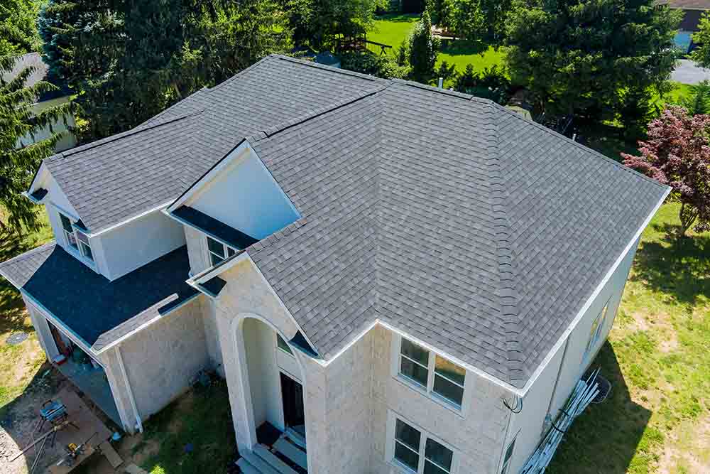 Aerial view of a roof Round Rock, TX Aerial view of a roof Round Rock, TX