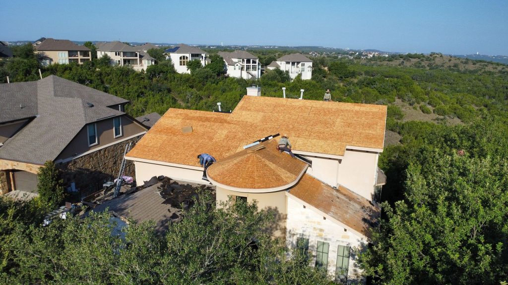 Summit Roofing Deck Check replacing damaged roof decking before new underlayment